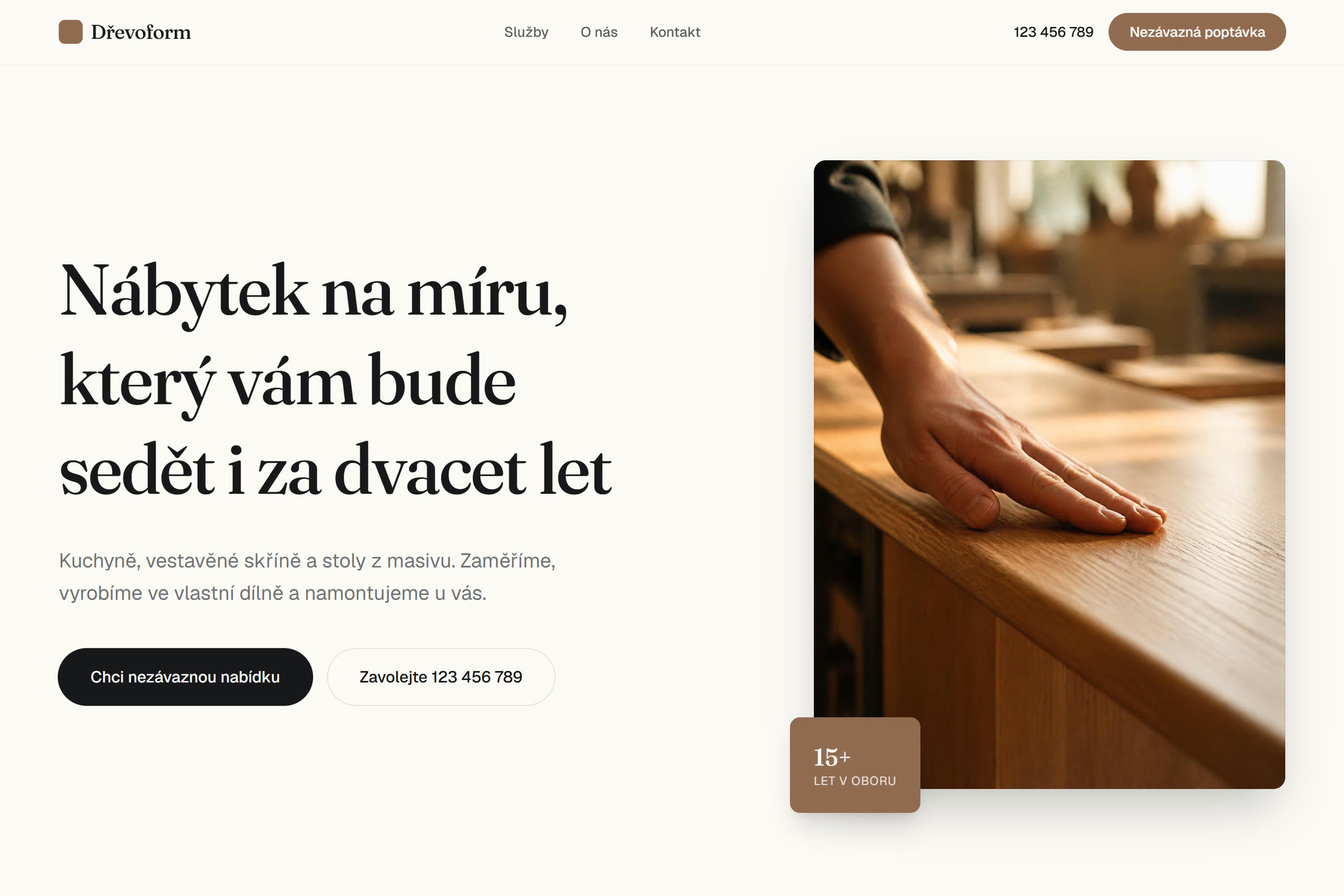 Náhled projektu Dřevoform